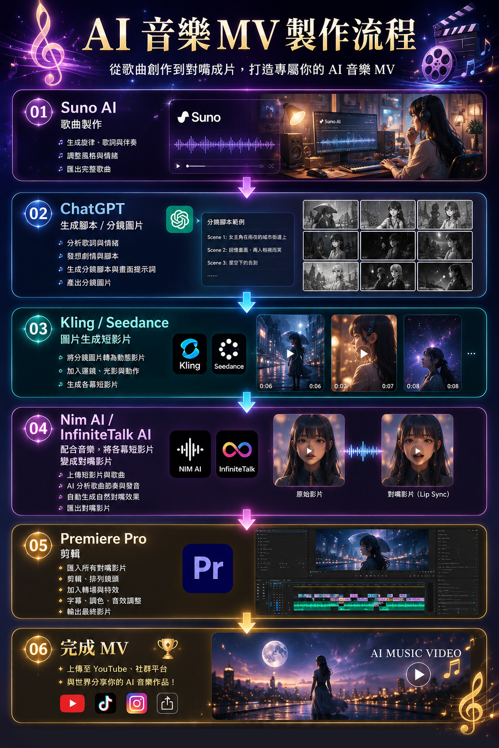AI MV製作流程