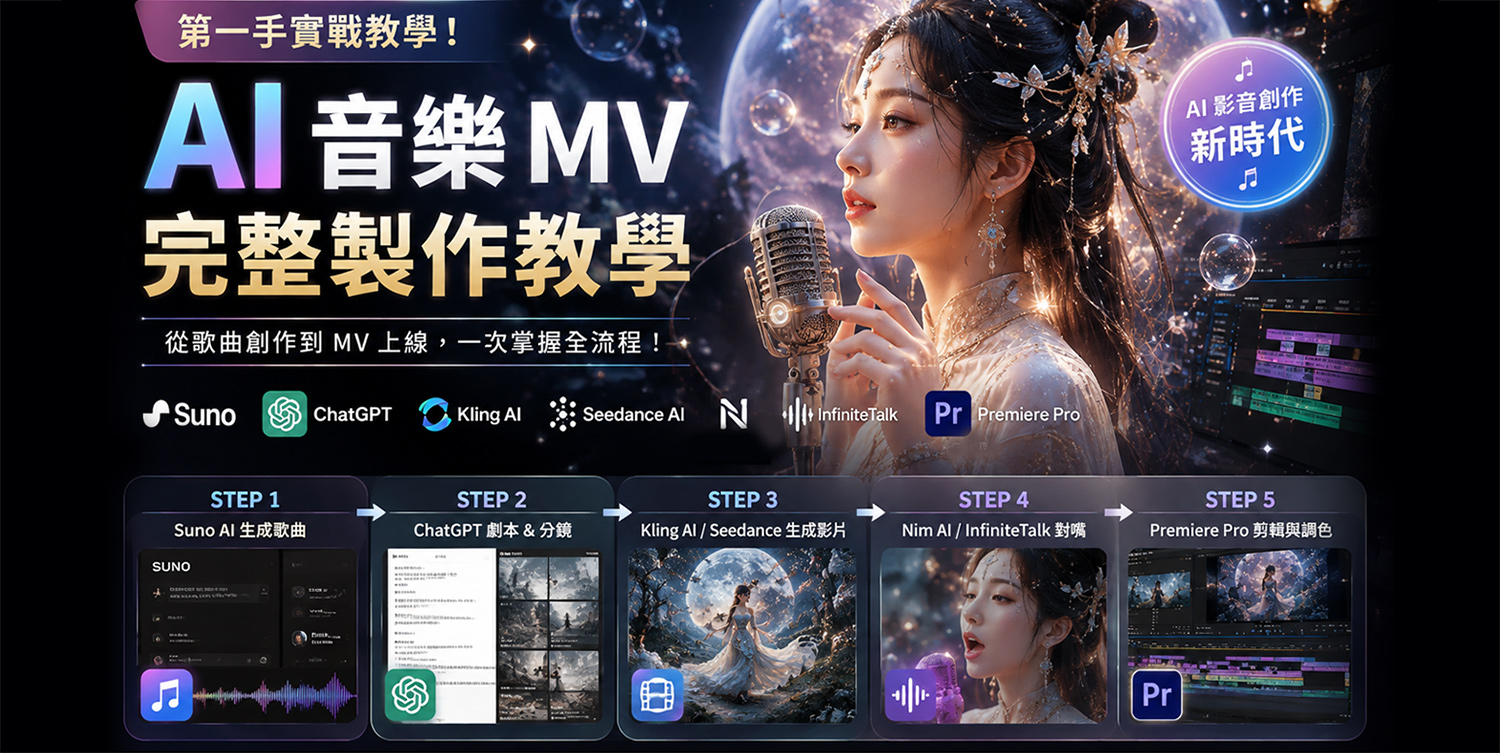 AI音樂MV製作封面